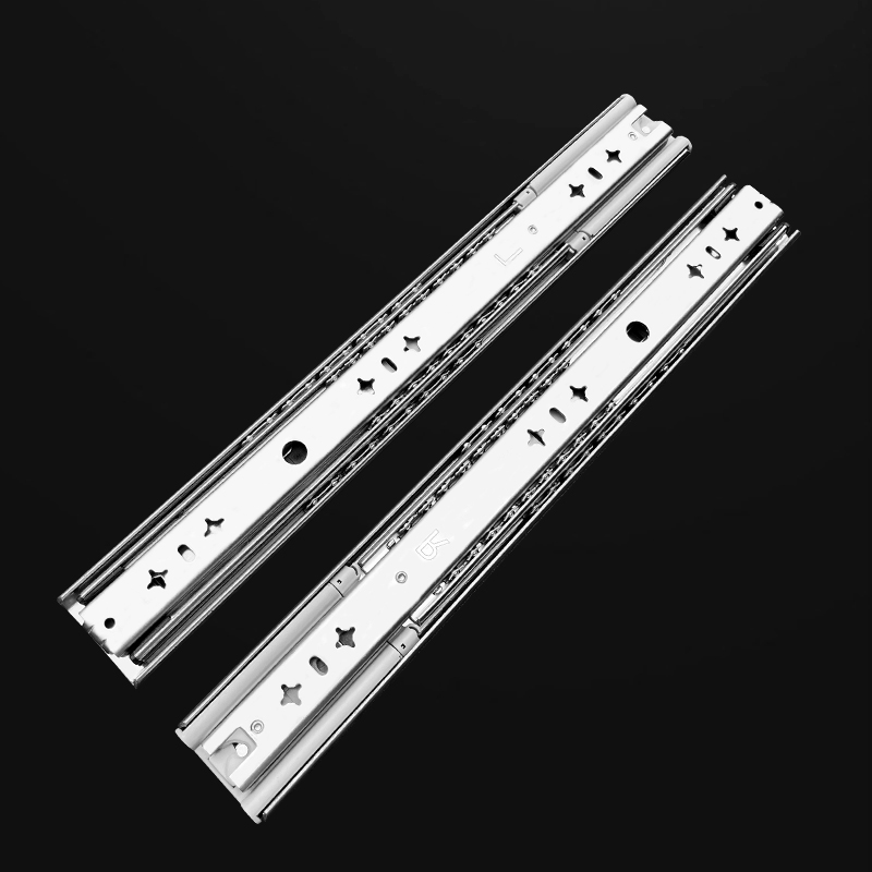 53寬阻尼重型三節鋼珠滑軌E2053